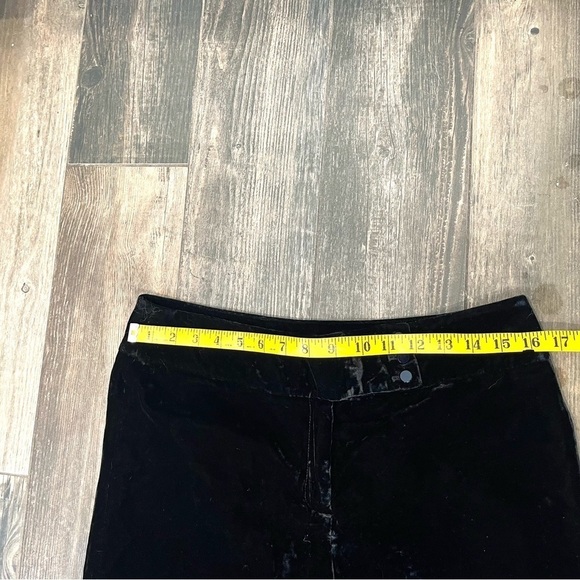 Ann Taylor Signature Fit Women’s Black Velvet Pants Sz 6 lined - Picture 4 of 8